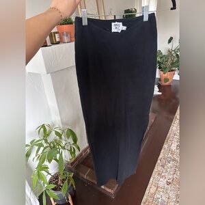 Princess Polly Black Maxi Pencil Skirt